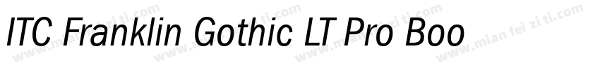 ITC Franklin Gothic LT Pro Book字体转换